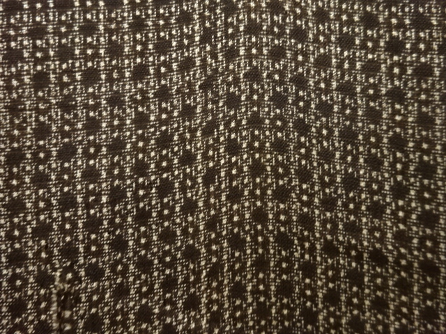 JAPANESE KIMONO / ANTIQUE HITOE KIMONO / SILK / HON-SHIOZAWA / WOVEN CROSS